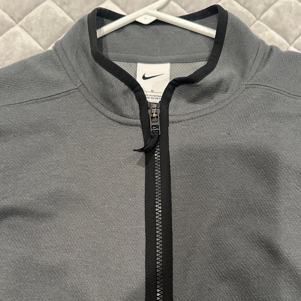 Nike Charcoal and Black Zip-Up Jacket